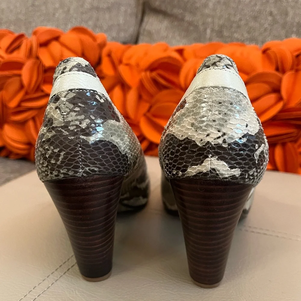 ❣️🆕Aldo Leather&Snakeskin Embossed Pumps❣️ - Picture 4 of 8